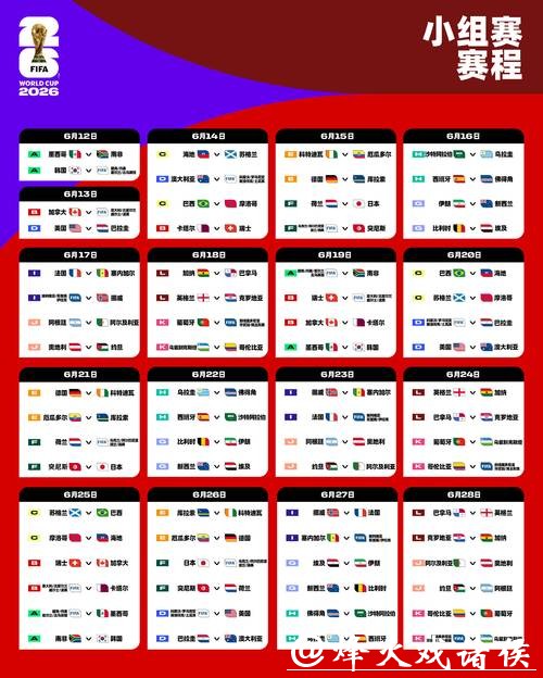 详解2026世界杯比赛时间安排，了解赛程更精彩